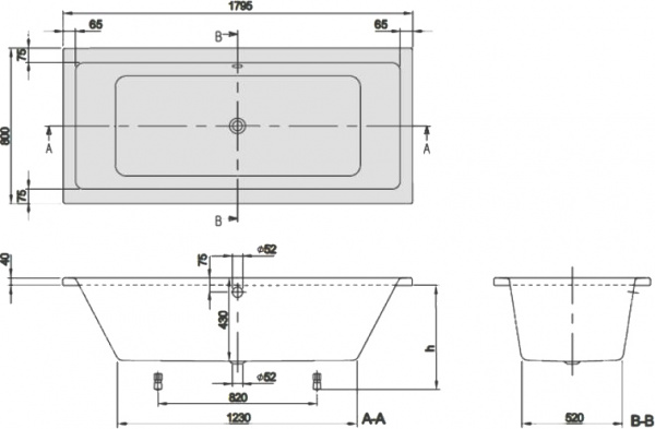   Villeroy & Boch Targa Plus Duo 18080,  