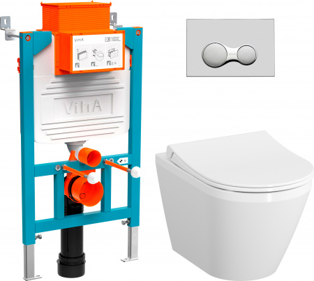 ��������  ������� ����������� VitrA 800-2017 � ������� �����, ���� + ���� ��� ������� ���������� VitrA Integra 7040B003-0075 + ������-������� VitrA 110-003-019