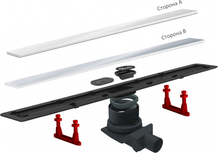 ������� ����� Pestan Confluo Frameless Line 550 white glass