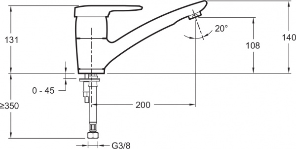  Jacob Delafon Kandel E667RU-CP   