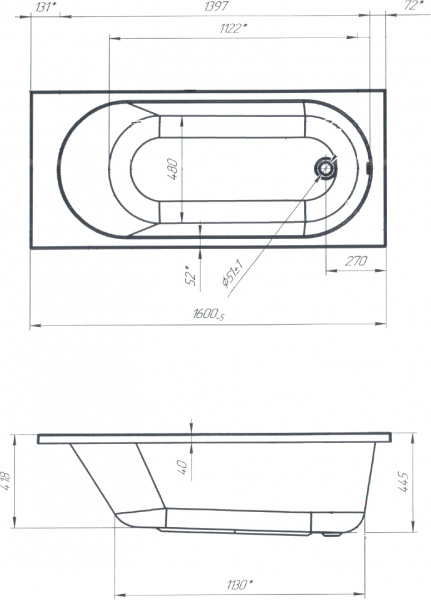   Marka One Atlas 011670 160x70