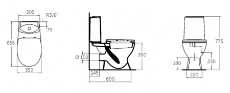 - Ideal Standard Oceane Junior Scandinavian  
