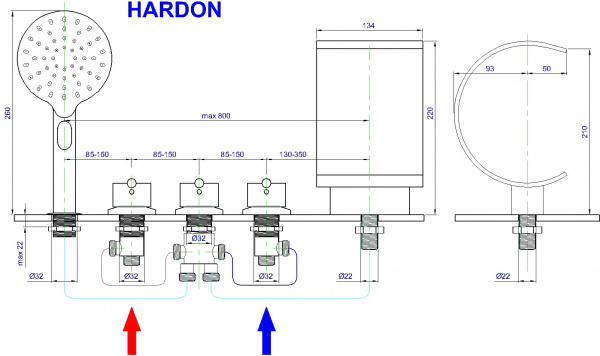  Royal Bath Hardon RB611   