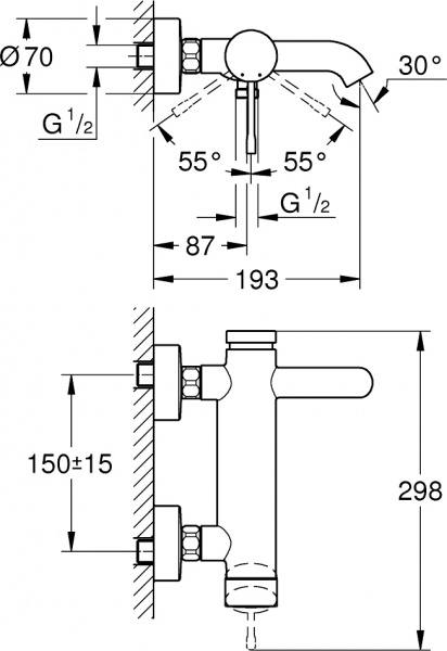  Grohe Essence New 33624DC1    , 