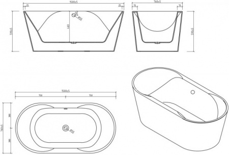   BelBagno BB200-1500-750 150x75