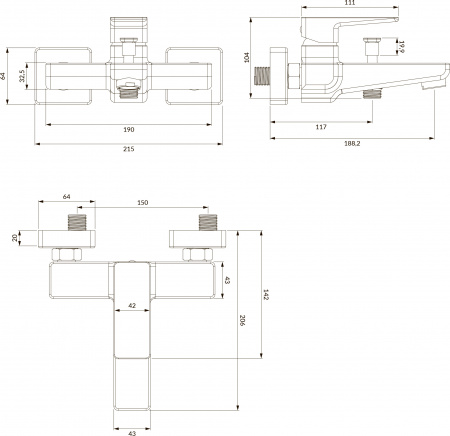  Omnires Parma PM7430CR    , 