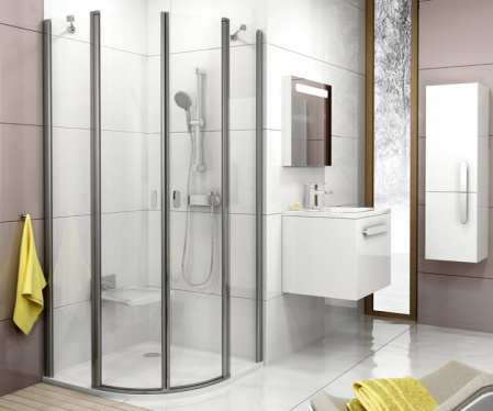   Ravak Chrome CSKK4-90 Transparent,  