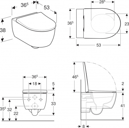 �������� Geberit iCon 500.300.01.I