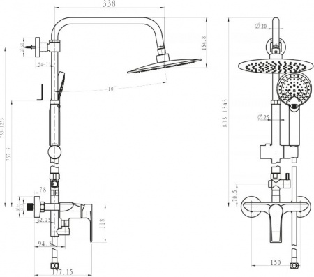 ������� ������ BelBagno BB-COLD-U-CRM ��� ���������