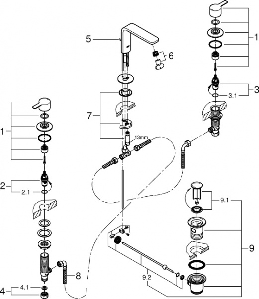  Grohe Lineare New 20304001  