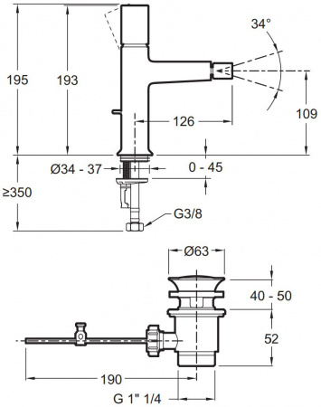  Jacob Delafon Rivoli E24167-CP  