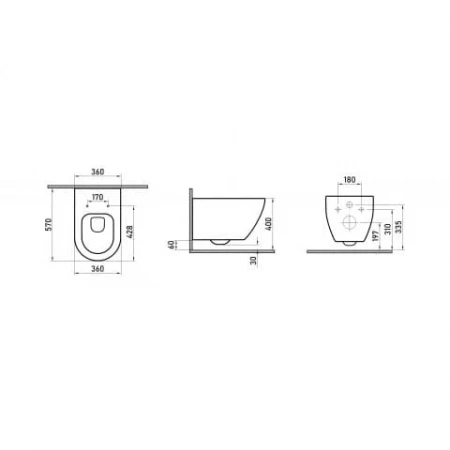 Инсталляция NOVUM 525, кнопка L3, унитаз MASCON Rimless, сиденье дюропласт Toma Slim SO 043216 Инсталляция NOVUM 525, кнопка L3, унитаз MASCON Rimless, сиденье дюропласт Toma Slim SO 043216
