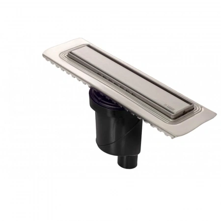 Душевой лоток Berges  В1 Keramik 500 нержавеющая сталь , решетка матовый хром 090016 Душевой лоток Berges  В1 Keramik 500 нержавеющая сталь , решетка матовый хром 090016