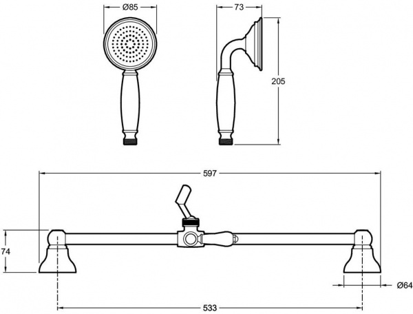   Jacob Delafon Louise E24364-CP