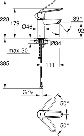  Grohe Eurosmart 23986003  