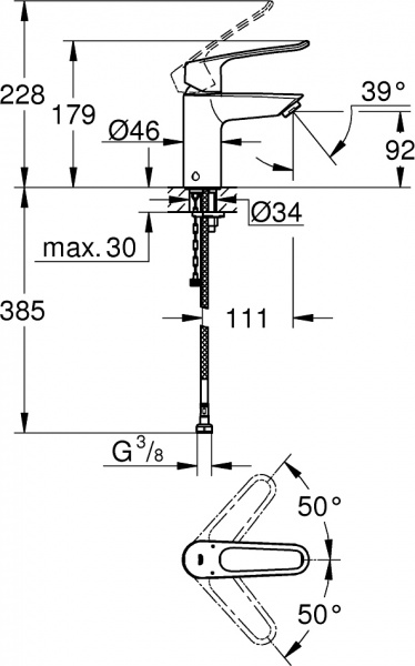  Grohe Eurosmart 23986003  