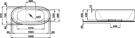 ����� �� �������������� ����� Laufen Alessi 2.4597.2.000.000.1