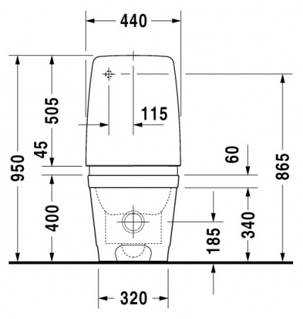 Бачок для унитаза Duravit Esplanade Бачок для унитаза Duravit Esplanade