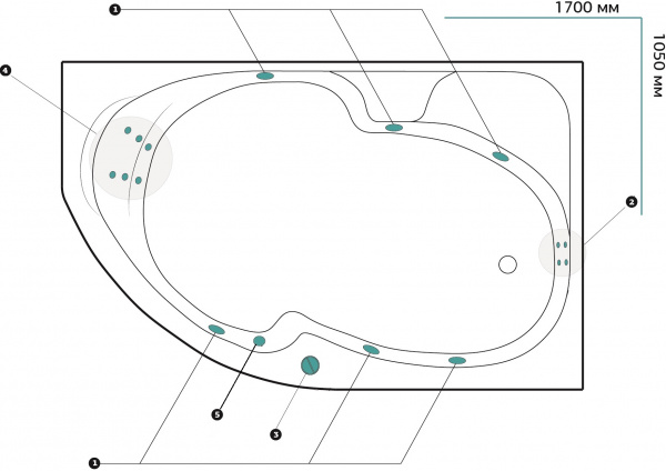   Marka One Diana 011710 , 170x105 R