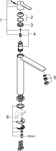  Grohe Lineare New 23405DC1  