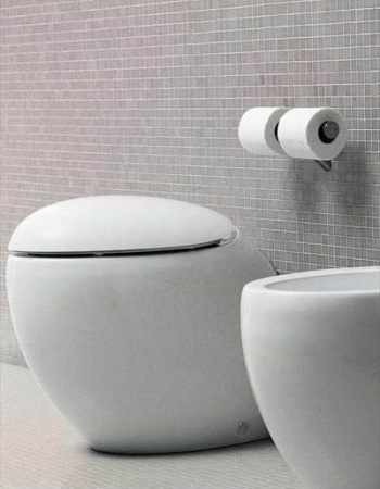 Унитаз приставной Laufen Alessi One 2197.1.400.000.1 Унитаз приставной Laufen Alessi One 2197.1.400.000.1