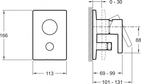  Jacob Delafon Stillness E98723-CP    
