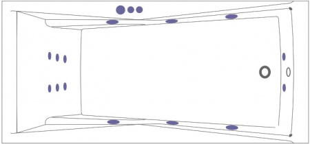 Акриловая ванна Excellent Palace WAEX.PAL17.SMART 170x75 Акриловая ванна Excellent Palace WAEX.PAL17.SMART 170x75