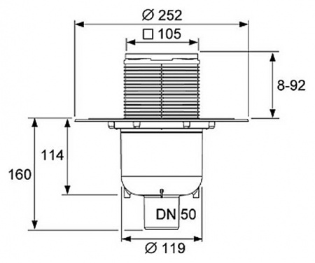    Tece TECEdrainpoint S 130