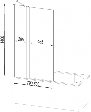   AM.PM Tender W45A-150-070W-A1 150x70   +    +  AM.PM  30    