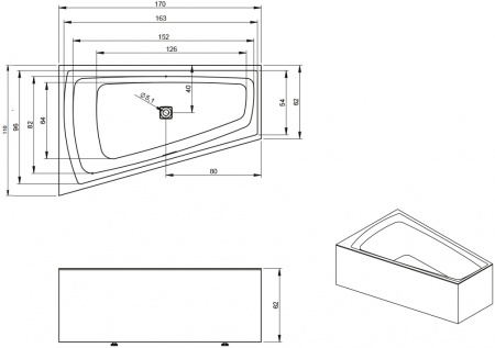   Riho Still Smart Elite R, 170x110