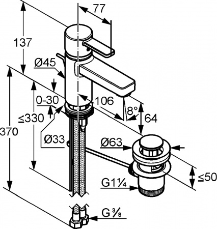  Kludi Zenta 382500575  