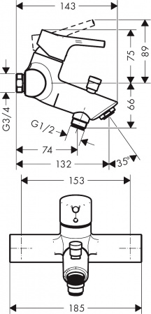 Hansgrohe Talis S 72401000    