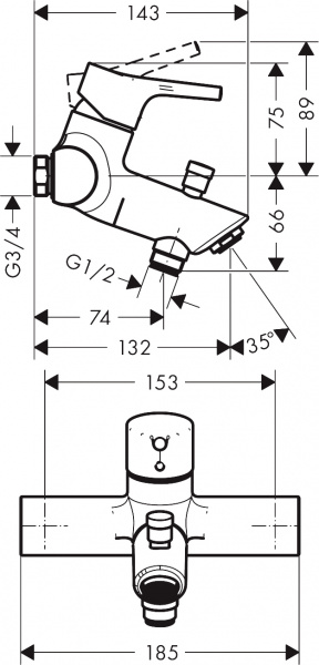  Hansgrohe Talis S 72401000    