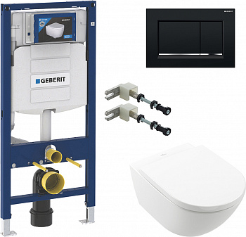     Villeroy & Boch Subway 3.0 4670TSR1 alpin, ceramicplus,    +     Geberit Duofix 111.815.00.1   +     Geberit Duofix UP 320 111.300.00.5 + 