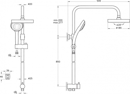 ������� ������ VitrA Samba A45597EXP