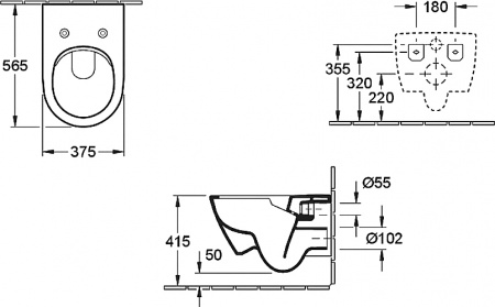 �������� ������ ��������� Villeroy & Boch Boch Subway 2.0 � ������������ TECE Now 4 � 1 � ������� ����� ����