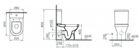 - VitrA Diana 9815B003