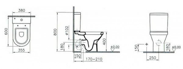 - VitrA Diana 9815B003