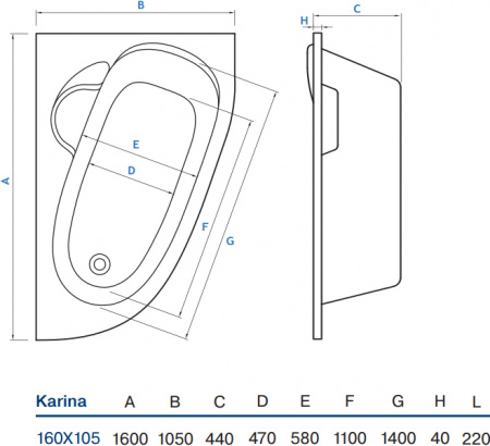   Koller Pool Karina 160x105 R