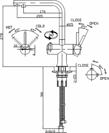  Omoikiri Hotaru GM-WH   