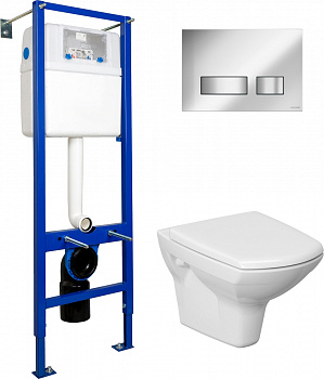 �������� ������ Cersanit Carina new clean on + ����������� Cersanit Link Pro � ������� ����� ���� ���������