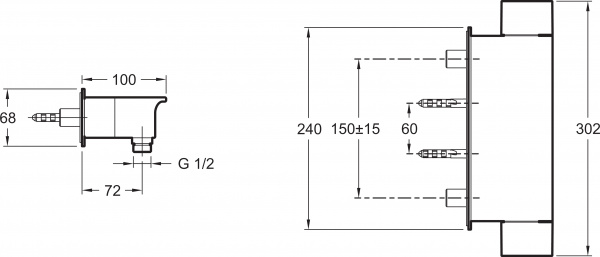  Jacob Delafon Stance E9102-CP  
