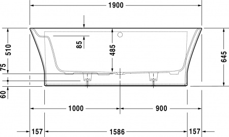 ����� �� �������������� ����� Duravit Cape Cod 700364000000000