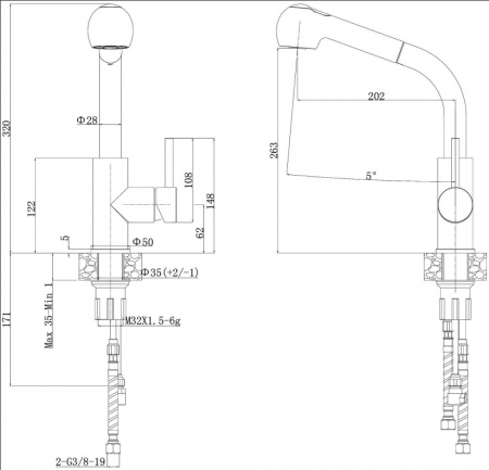  Steel Hammer SH 6006  INOX   