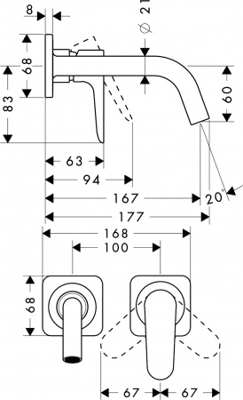  Axor Citterio M 34113340  ,   