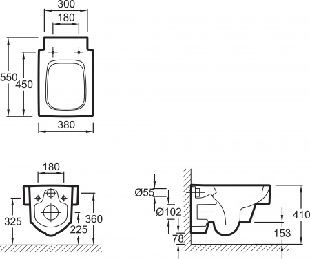 ������ ��������� Jacob Delafon Terrace EDA102