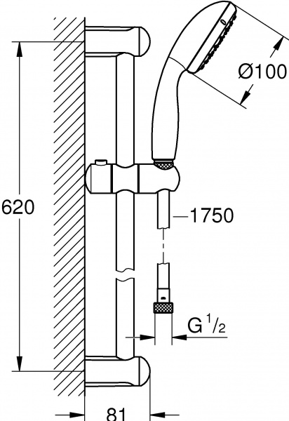   Grohe New Tempesta 26162001