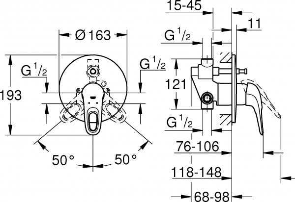  Grohe Eurostyle New 33637003   