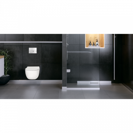 Душевой лоток Berges WALL 600 матовый хром 090156 Душевой лоток Berges WALL 600 матовый хром 090156