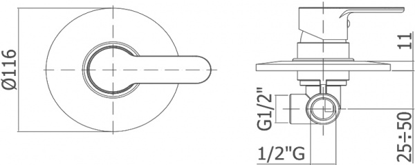 Paffoni BLU BLU010CR   ,  